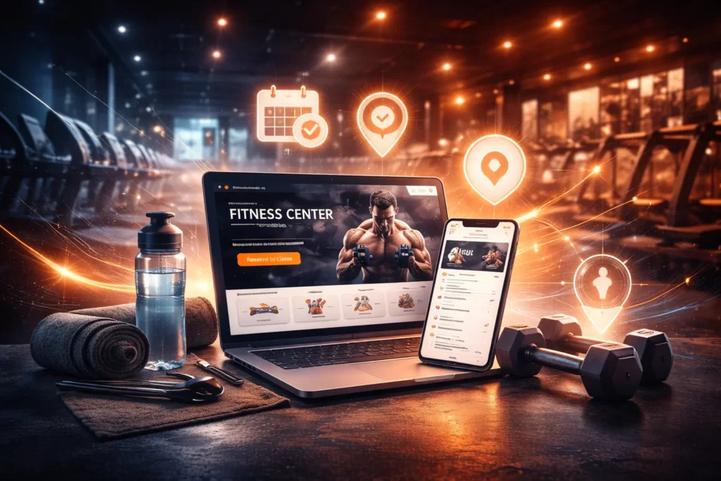 diseno web para gimnasios