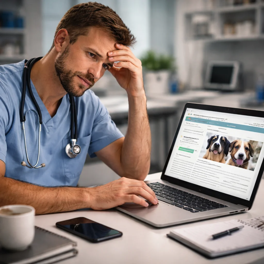 eres un buen veterinario pero tu web no lo demuestra