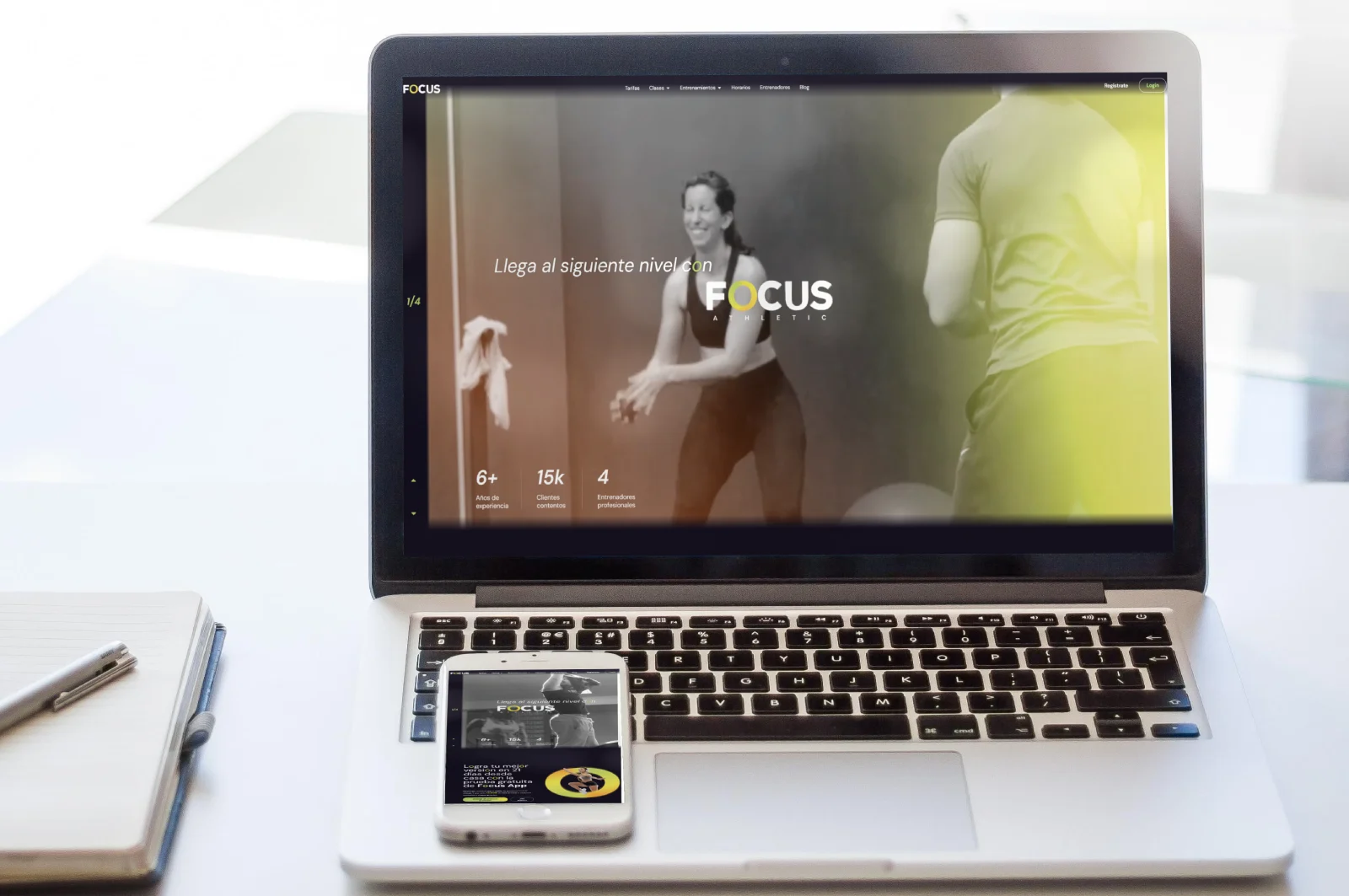 focus athletic mockup