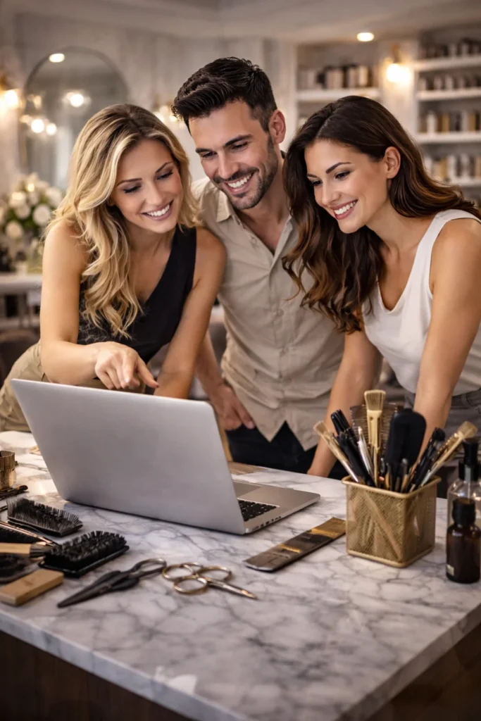 La estructura que una peluqueria necesita para convertir visitas en contactos