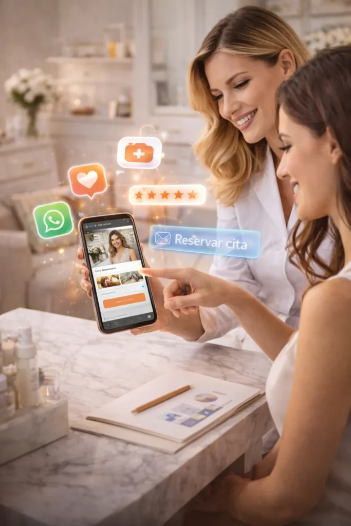 No solo hacemos webs bonitas. Disenamos webs para clinicas esteticas que ayudan a captar pacientes